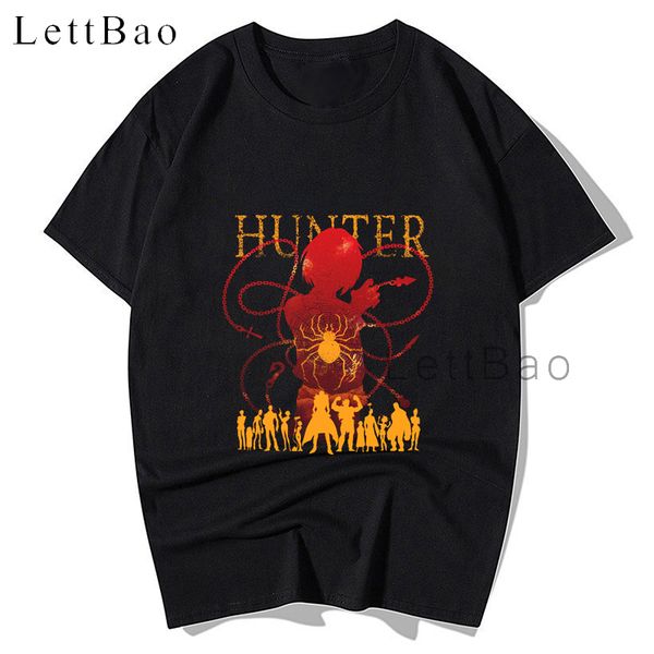 

hunterxhunter hunter x spider t-shirt men japan anime cartoon print t shirt funny summer short sleeve tshirt tees male