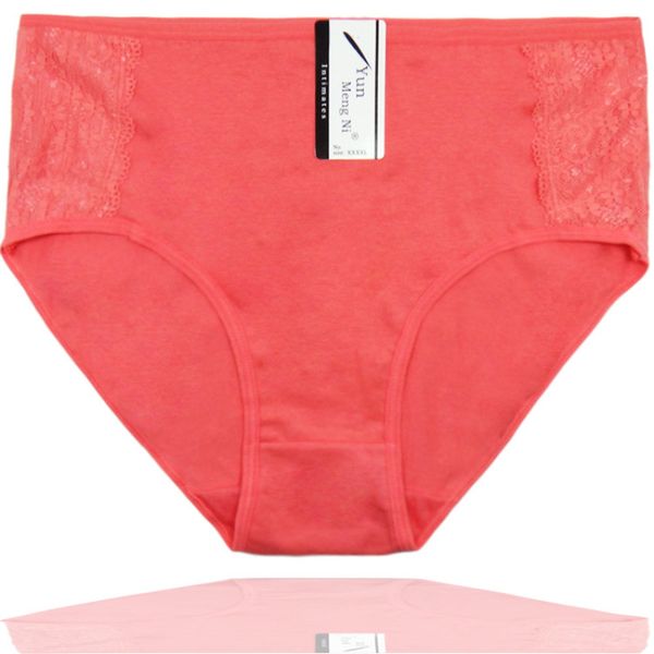 

оптовая европа америка женская одежда высотное сплошной цвет женщины плюс размер 2xl 3xl 4xl хлопок трусы трусы 86957, Black;pink