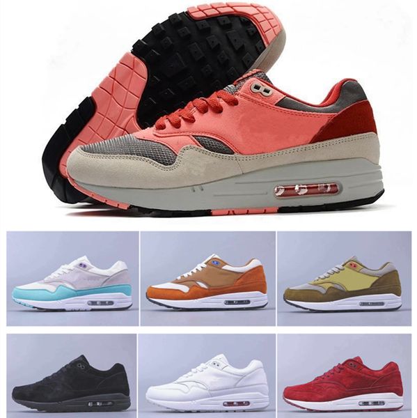 

new classical men womens one 87 running shoes mint green 1s se bubbles skateboarding shoes trip black cushion kiss of death sports sneakers