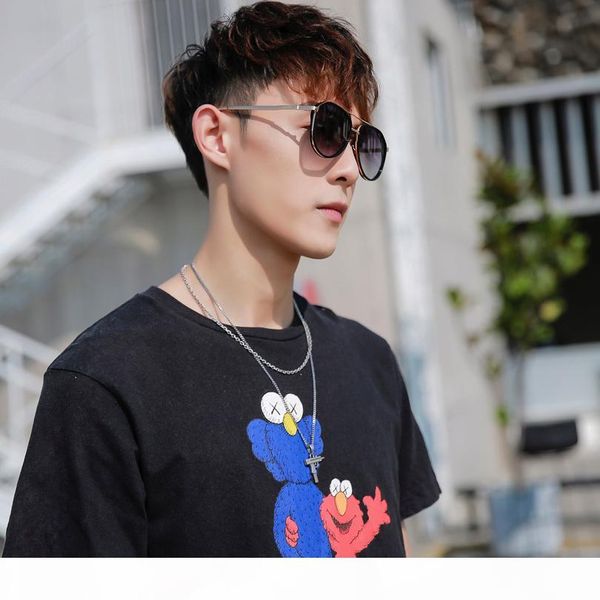 

2020 fashion women and men sunglasses oculos de sol feminino women brand designer sunglasses with original bag.uv400, White;black