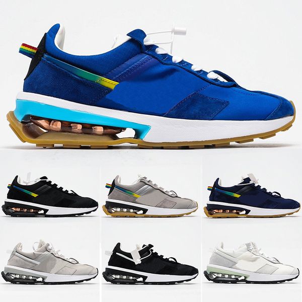 

pre-day mens running shoes black white pre day be true rainbow blue cool grey nylon waffle men women trainers sports sneaker size 36-45