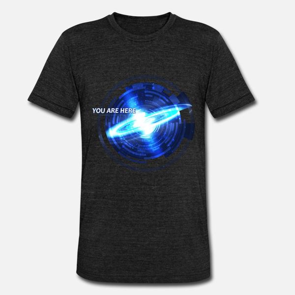 

galaxy you are here t shirt men cute cotton o neck leisure cute comfortable spring autumn pattern shirt