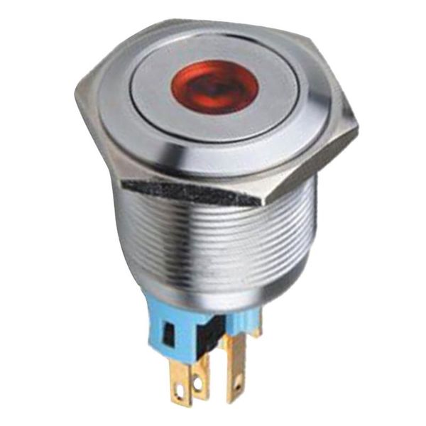 

stainless steel 12v led push button switch 1no / 1nc
