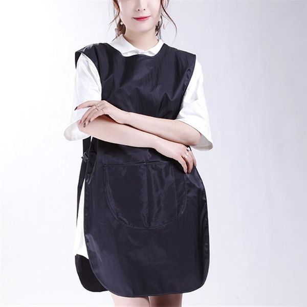 

black fashion waterproof hairdressing cape barber worker shawl beauty salon smock working cloak haircut apron for worker