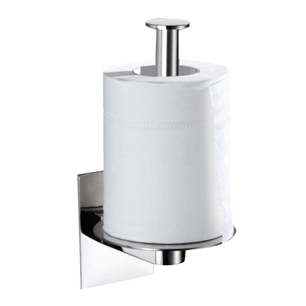

roll holder polished vertical tissue shelf kitchen stainless steel toilet paper