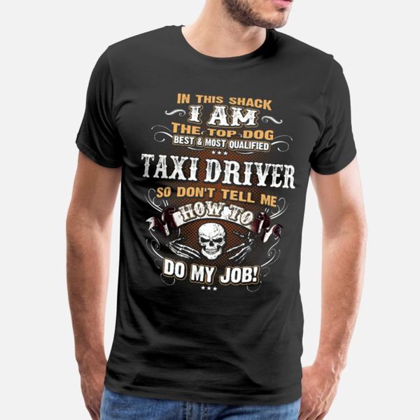 

taxi driver сорочки рубашки мужчин работа с черепом т рубашки мужчин создать 100% хлопок размер евро s-3xl тонкий графический аутентичные sp