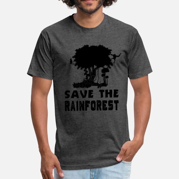 

amazon rain forest t shirt men knitted 100% cotton o-neck gents cute building summer style pattern shirt