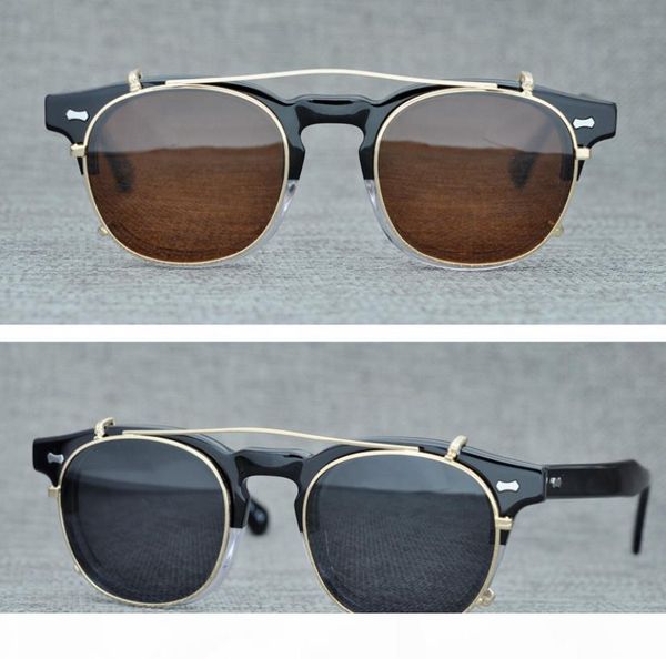 

марка оттенки clip-на поляризованные солнцезащитные очки очки frames мужчины женщины ацетат вс очки lemtosh оптические очки с оригинальной к, White;black