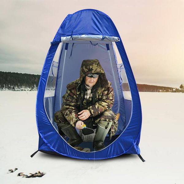 

tents and shelters outdoor camping tent winter fishing uv-protection up single automatic instant rain shading equipment