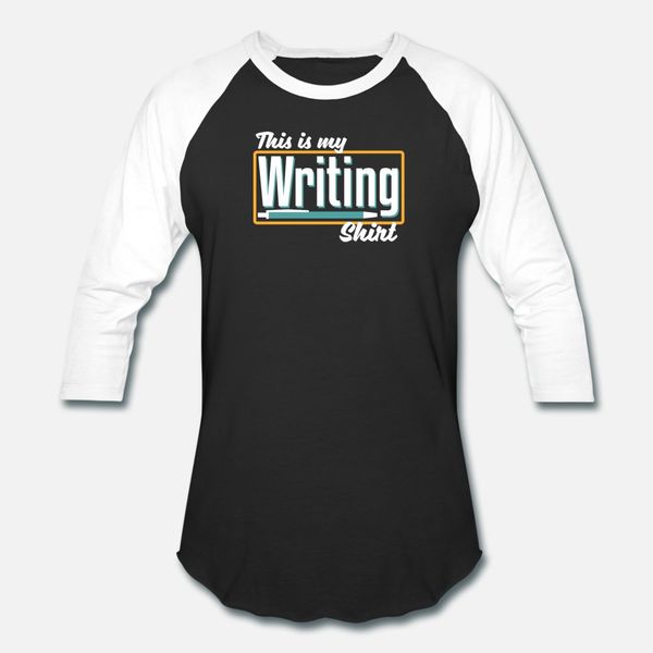 

this is my writing shirt i funny author writer t shirt men designing cotton round neck slim anti-wrinkle comical spring pictures shirt