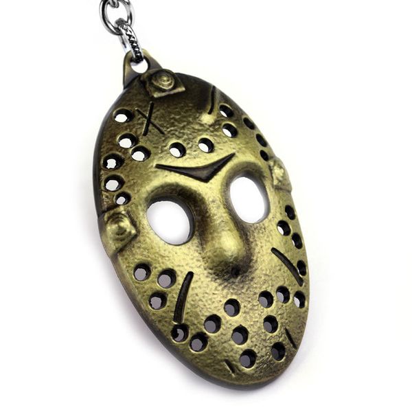 

movies surroundding friday the 13th mask key chain car keychain jewelry gift for man women, Silver