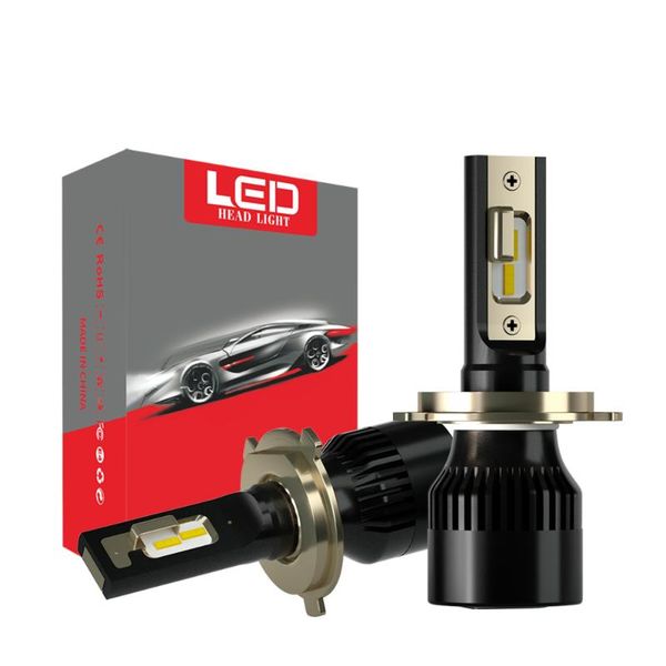 

2pcs 9003 2 h4 led headlight auto lamp bulbs hi lo beam car lights cob chip 8000lm 6000k 80w 12v