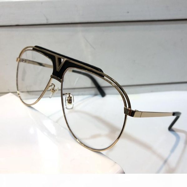 

z1030 luxury glasses retro vintage men women designer glasses shiny gold summer style laser logo gold plated with case, White;black