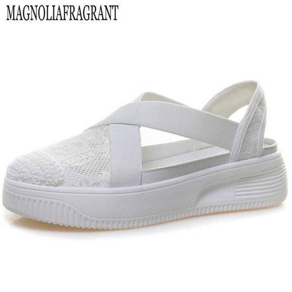 

fashion casual women sandals summer shoes baotou slip on flat platform sandals for women fisherman shoes sandalias mujer hy952, Black
