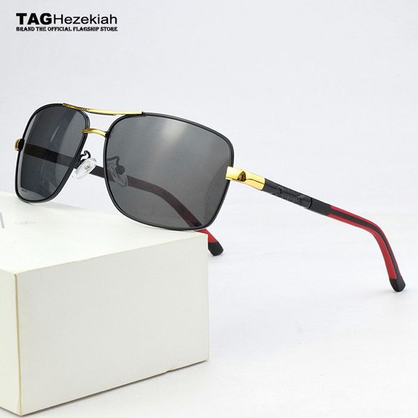 

polarized sunglasses men vintage sun glasses men's aluminum magnesium driving shades fishing sun glasses for men, White;black