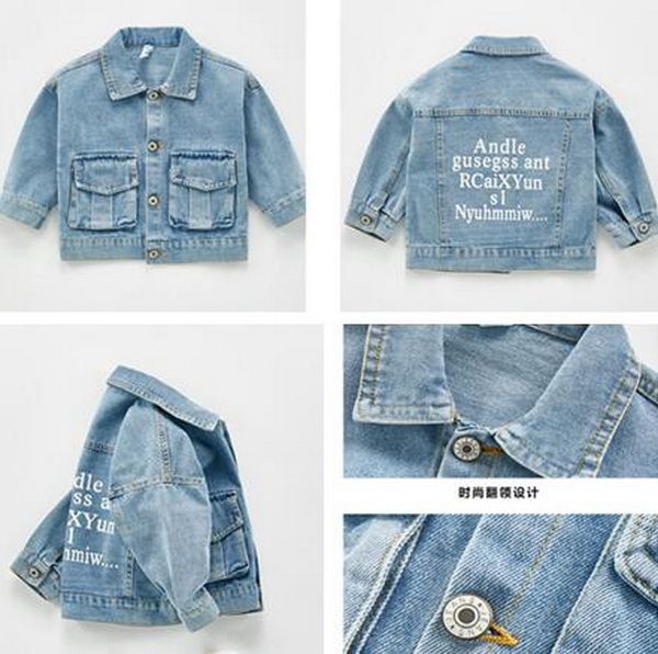 

baby spring autumn wear denim jacket for boys fashion kids jackets cartoon outerwear coats children clothing jackets coat, Blue;gray