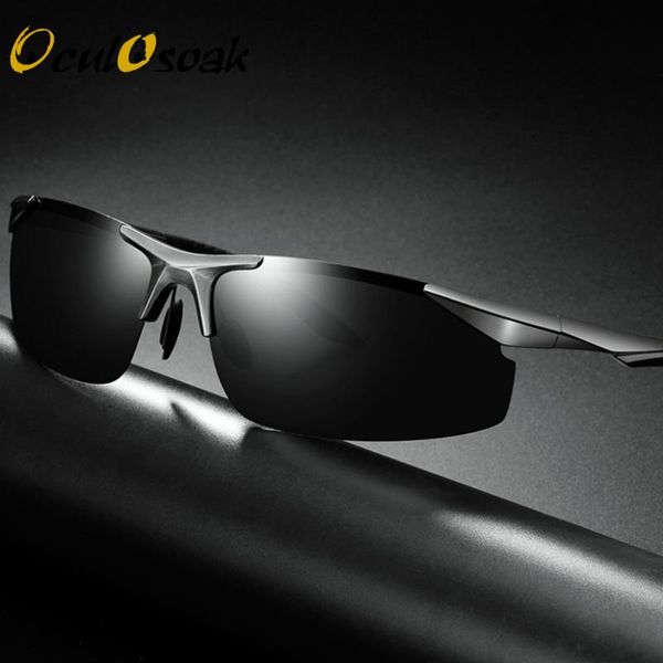 

sports polarized rimless sunglasses tr90 ultralight mirror sun glasses for men and women driving night vision sunglasses uv400, White;black