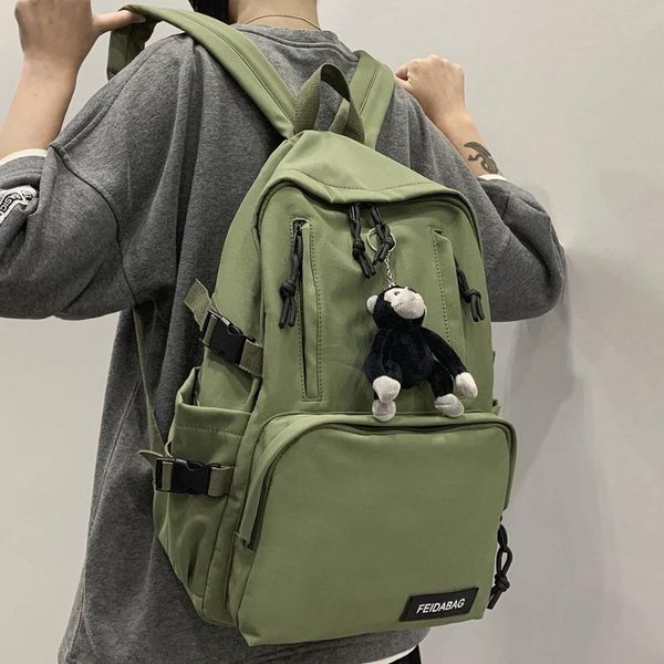 

cool girl kawaii backpack male fashion book school bag women waterproof nylon boy backpack trendy student college men bag ladies