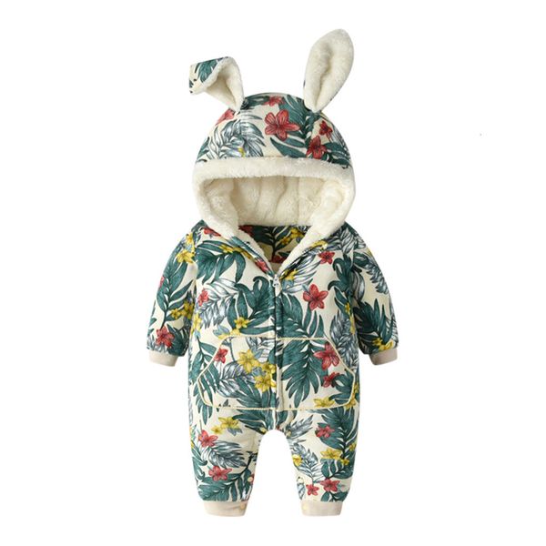 

clearance new fashion baby boys girls clothes newborn floral print long sleeve cartoon printing jumpsuit infant clothing set, Blue