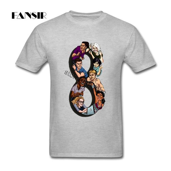 

sense 8 camisetas new men t-shirts short sleeved cotton o-neck t shirt for boy