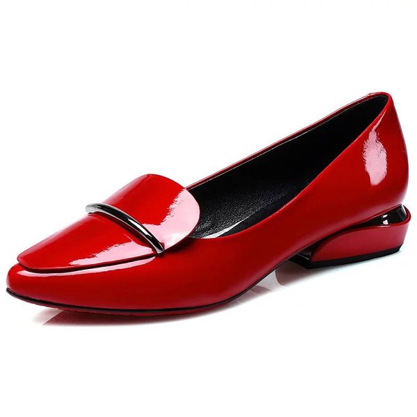 

cresfimix women classic red square heel shoes for party lady casual comfort night club green office high heel shoes c5995a, Black