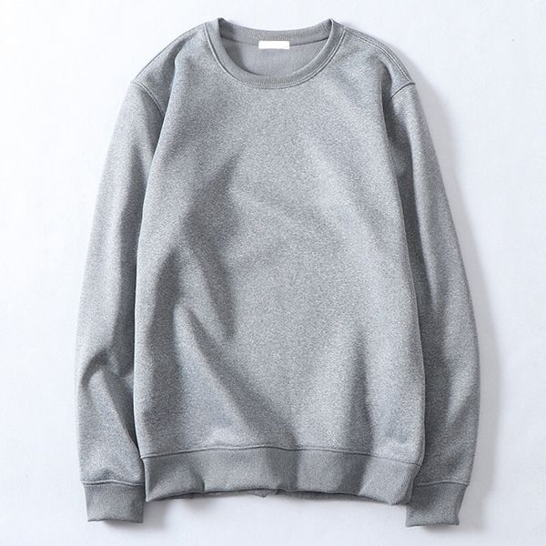 

весна blank высокого качества crew neck толстовка для мужчин, Black