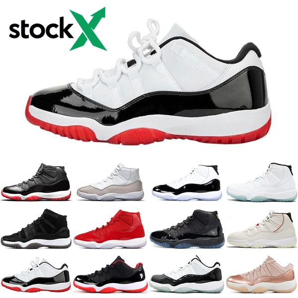 

2020 bred 11 11s jumpman men women basketball shoes concord metallic silver gamma blue athletic mens trainers sports sneakers