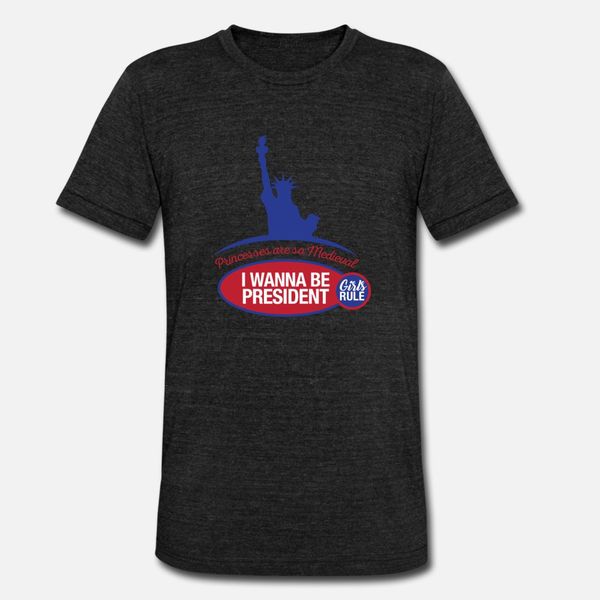 

princesses are so medieval: i wanna be president t shirt men printing cotton crew neck clothing famous building spring vintage shirt