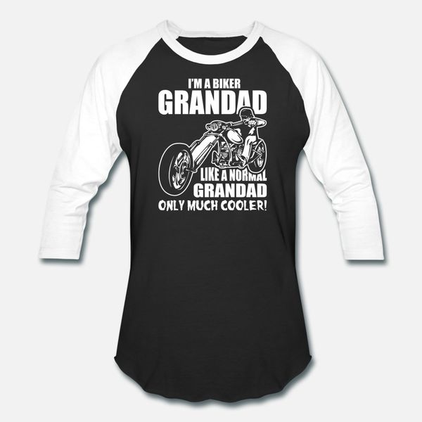 

i'm a biker grandad like a normal grandad only muc t shirt men customize tee shirt euro size s-3xl pattern anti-wrinkle funny casual su