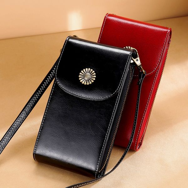 

mobile phone bag messenger bag small women's shoulder fashion mini vertical phone