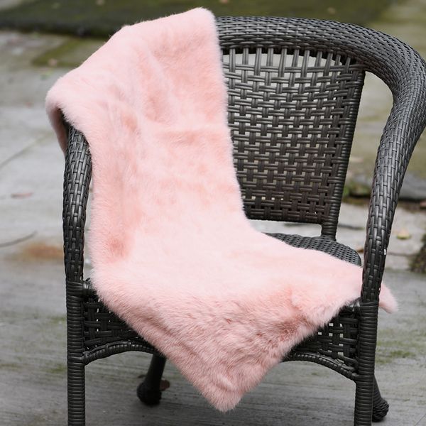 

CX-D-135B Bedding High Quality Full Pelt Real Fur Blanket
