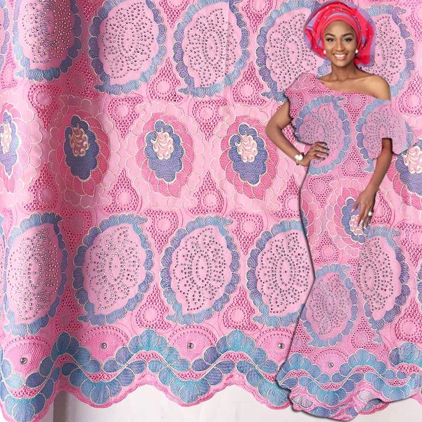 

2020 african lace material baby pink swiss cotton lace fabric with hole nigerian swiss voile lace in switzerland, Black;white