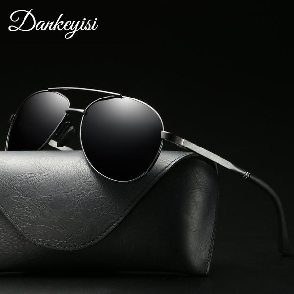 

sunglasses dankeyisi retro pilot men brand designer driving sport women sun glasses eyewear male box bag, White;black