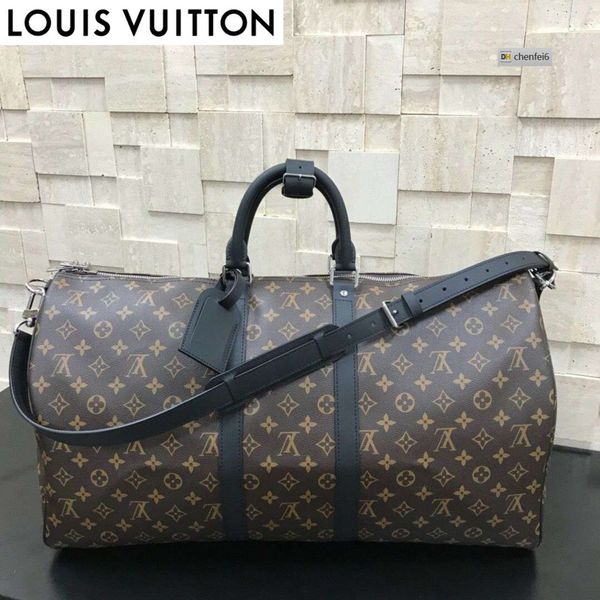 

chenfei6 хкфб m56714 keepall 55 дорожная сумка men сумочек плеча сумки totes iconic cross body сумки ручки clutchesevening