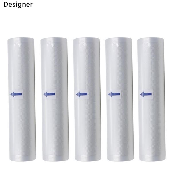 

vacuum sealer bags 5 rolls/lot kitchen food bag storage for 12/15/20/25/28cm*500cm