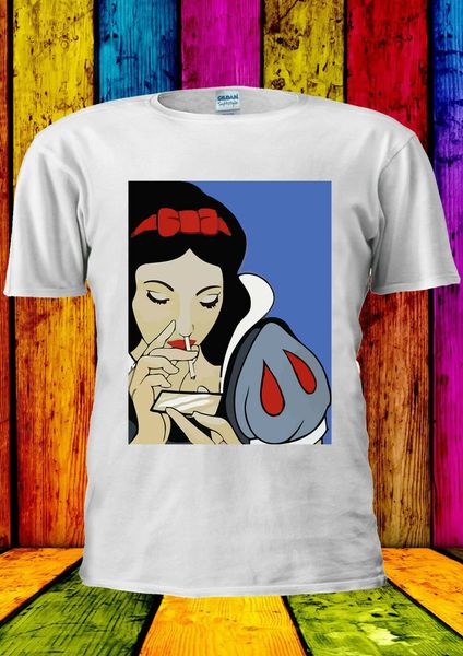 

princess snow white cocain t-shirt vest men women 2239 men women fashion tshirt ing