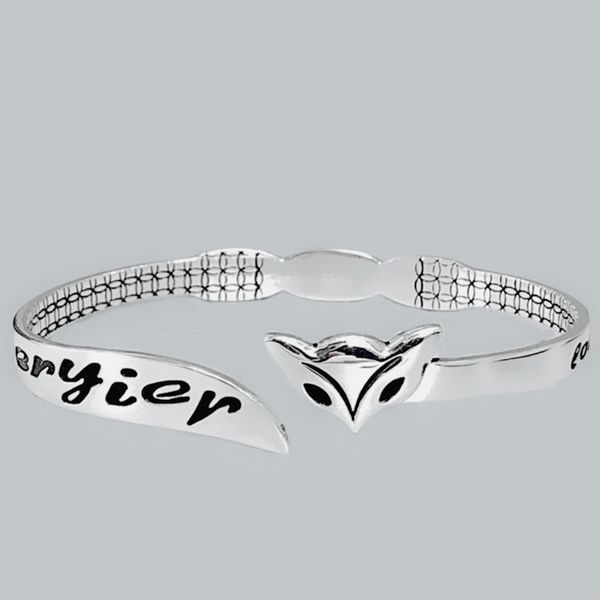 

vintage thai silver-plated retro adjustable shape metal bangle men cuff open bracelet, Black