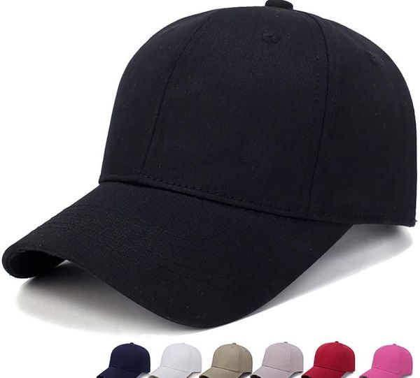 

fashion baseball cap women men cap summer man hat cotton adjustable snapback hip-hop solid color outdoor hats caps t200611, Blue;gray