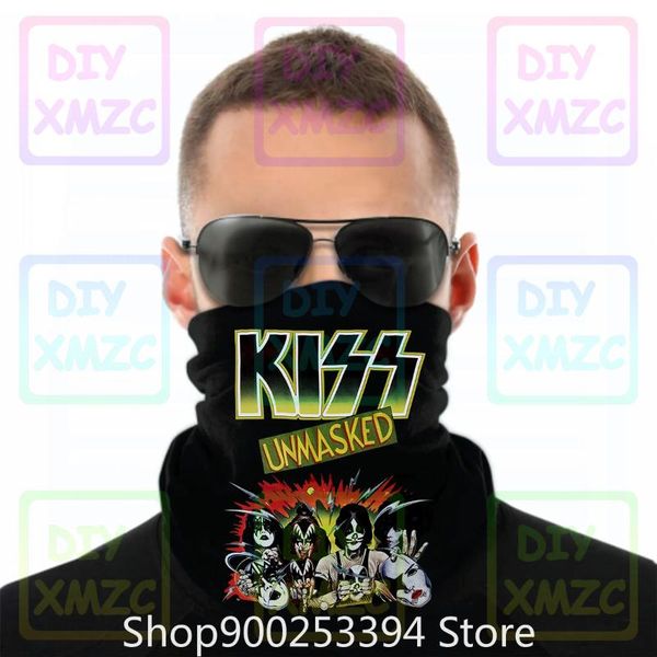 

new kiss unbandanaed band bandana reprint bandana black men all db354, Blue;gray