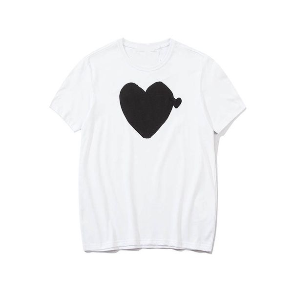 

2020 new summer t shirts for men fashion mens short sleeve shirt with heart printed crew neck tees clothing s-xl, White;black