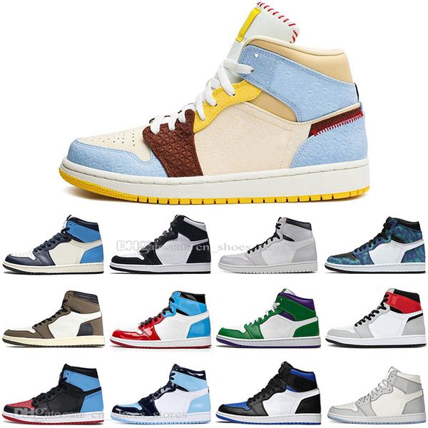 

mens basketball shoes 1s og obsidian unc fearless spiderman 1 tie dye panda racerl blue maison chateau rouge x men trainers sports sneakers