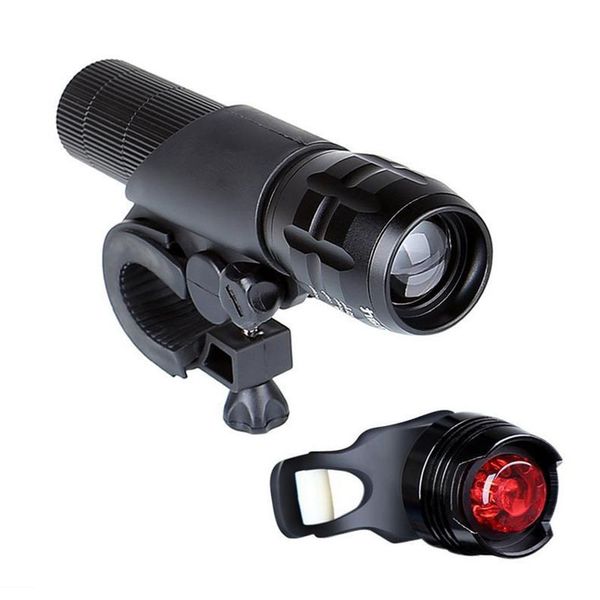 

bike lights bicycle headlight taillight set power torch waterproof super bright headlights gemstone taillights combination