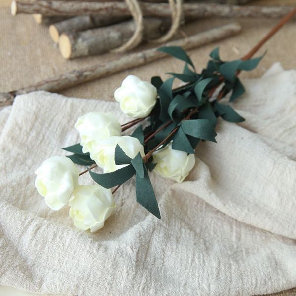 

6 heads спальня гостиная home decor поддельные цветы