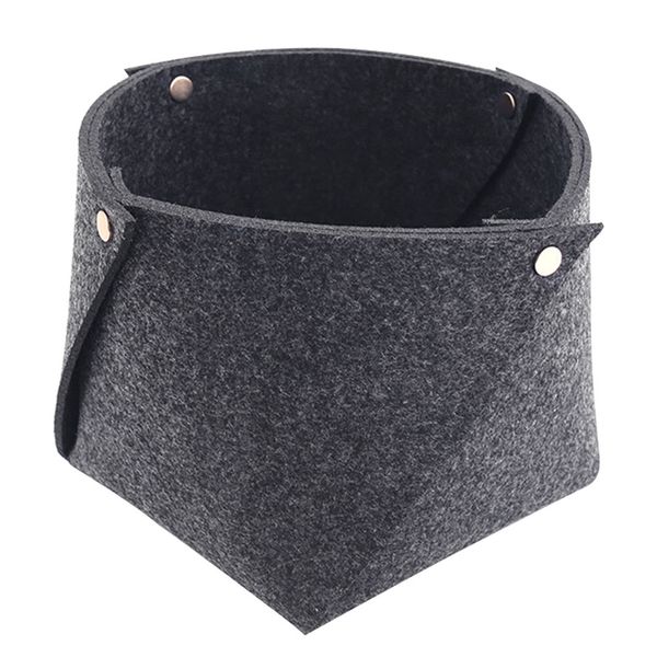 

office books desk organizer storage basket felt small box nordic style folding