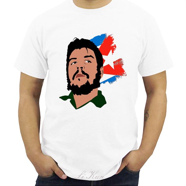 

che guevara hero men t shirt высокое качество отпечатано вскользь с коротким рукавом футболки hipster pattern tee прохладный мужская одежда