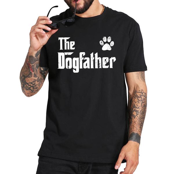 

dogfather футболка dog lover tshirt eu размер 100% cotton soft high quality tops digital prnt basic tee