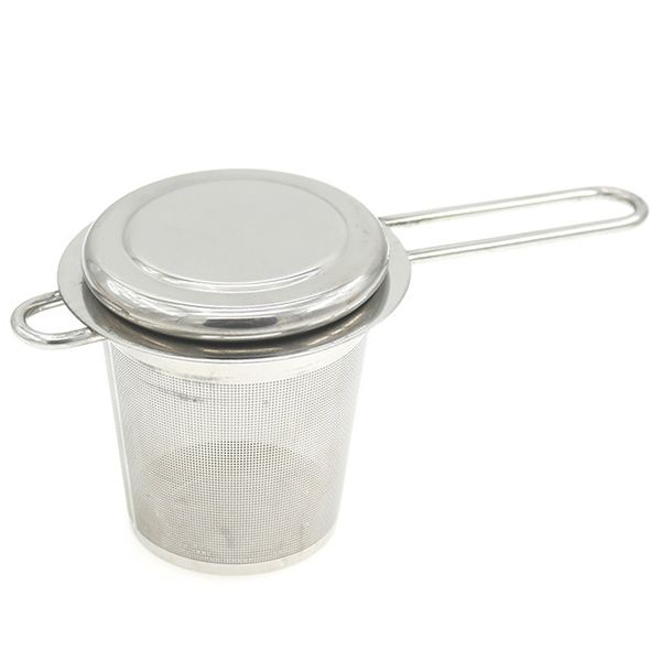 

infuser filter kitchen stainless steel tea strainer multifunction with lid