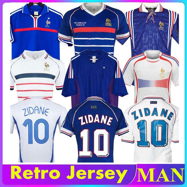 

98 02 франция retro vintage zidane henry трико трикотажные изделия футбола 1996 2004 трикотажные изделия футбола рубашки трезеге прочь финал, Black;yellow