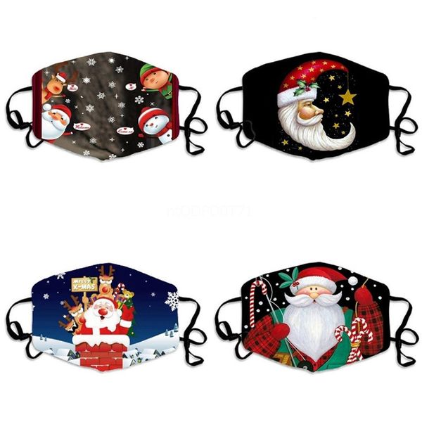 

multi-style mixed masks dust-proof smog-proof mask printed pattern camouflage washable adultface mask#337, Black
