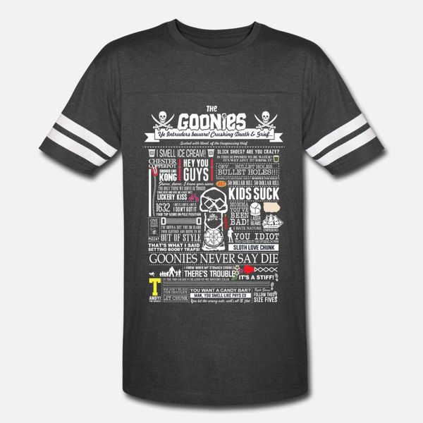 

the goonies you want a candy bar t shirt men custom tee shirt s-xxxl original crazy building summer style letter shirt
